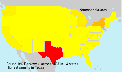 Surname Derkowski in USA Surname Derkowski in USA