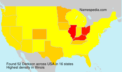 Surname Derkson in USA Surname Derkson in USA