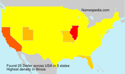 Surname Derler in USA Surname Derler in USA