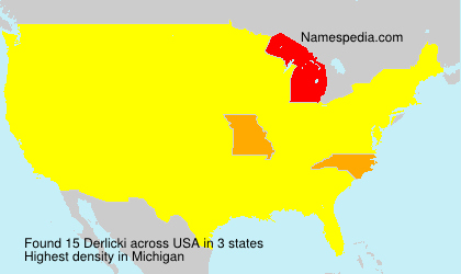 Surname Derlicki in USA Surname Derlicki in USA
