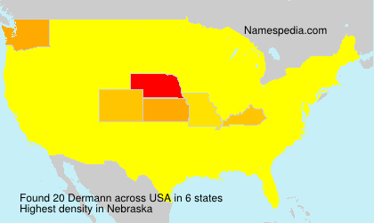 Surname Dermann in USA Surname Dermann in USA