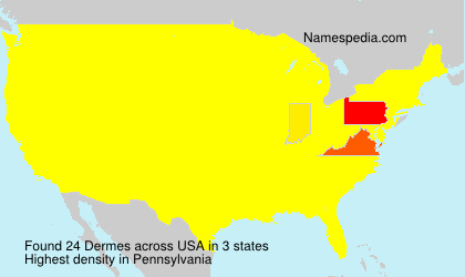 Surname Dermes in USA Surname Dermes in USA
