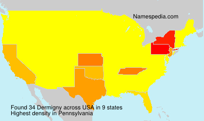 Surname Dermigny in USA Surname Dermigny in USA