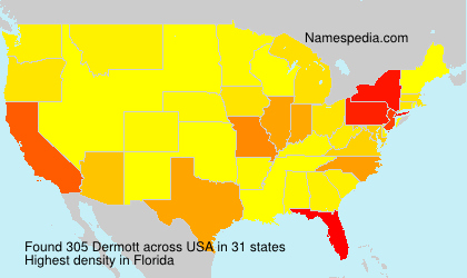 Surname Dermott in USA Surname Dermott in USA