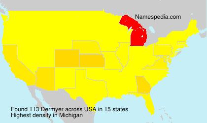 Surname Dermyer in USA Surname Dermyer in USA