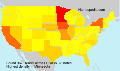 Surname Derner in USA Surname Derner in USA
