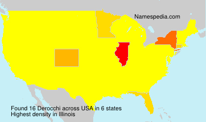 Surname Derocchi in USA Surname Derocchi in USA