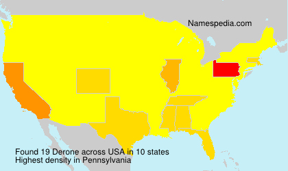 Surname Derone in USA Surname Derone in USA