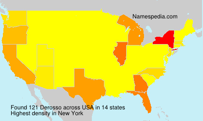 Surname Derosso in USA Surname Derosso in USA
