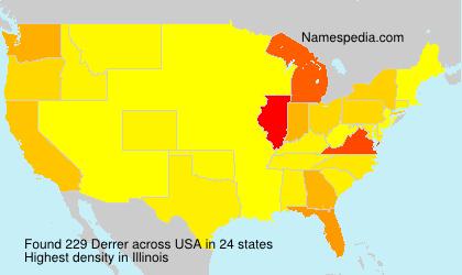 Surname Derrer in USA Surname Derrer in USA