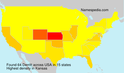 Surname Derritt in USA Surname Derritt in USA