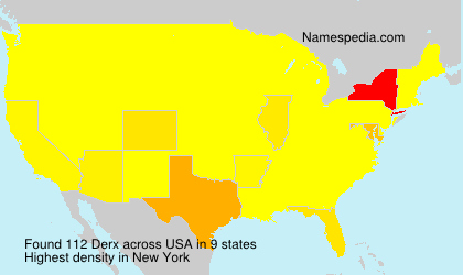 Surname Derx in USA Surname Derx in USA