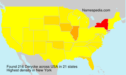 Surname Derycke in USA