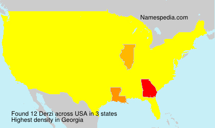 Surname Derzi in USA Surname Derzi in USA