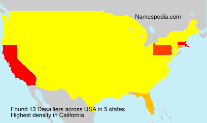 Surname Desalliers in USA Surname Desalliers in USA