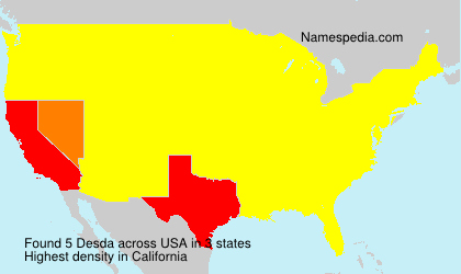 Surname Desda in USA Surname Desda in USA