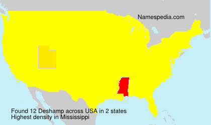 Surname Deshamp in USA Surname Deshamp in USA