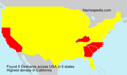 Surname Deshanta in USA Surname Deshanta in USA