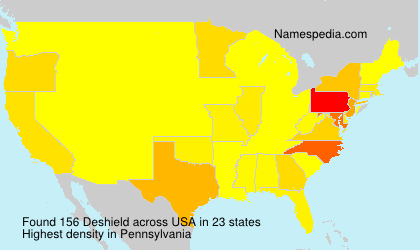 Surname Deshield in USA Surname Deshield in USA