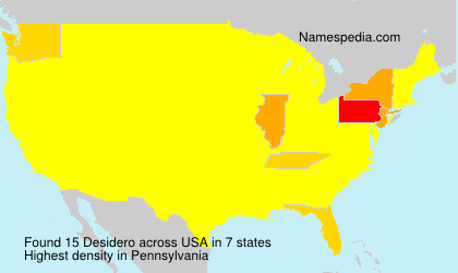 Surname Desidero in USA Surname Desidero in USA