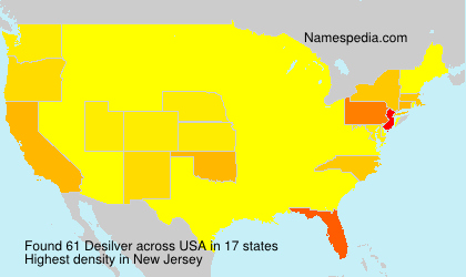Surname Desilver in USA Surname Desilver in USA