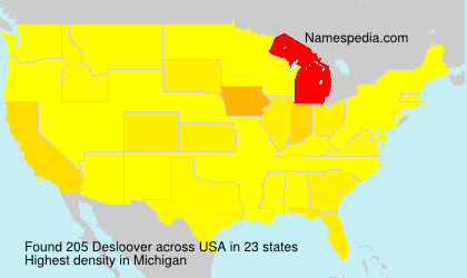 Surname Desloover in USA Surname Desloover in USA