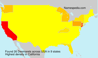 Surname Desmarets in USA Surname Desmarets in USA
