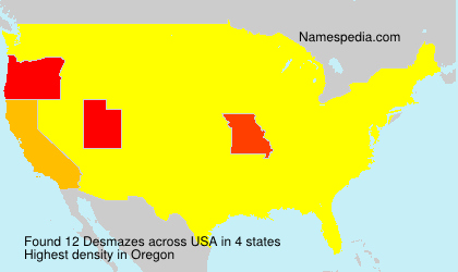 Surname Desmazes in USA Surname Desmazes in USA