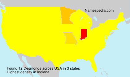 Surname Desmonds in USA Surname Desmonds in USA