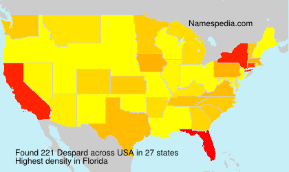Surname Despard in USA Surname Despard in USA
