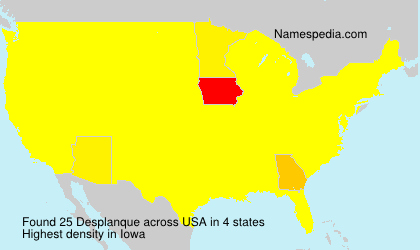 Surname Desplanque in USA Surname Desplanque in USA