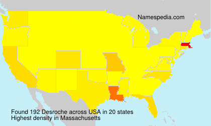 Surname Desroche in USA Surname Desroche in USA