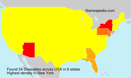 Surname Dessables in USA Surname Dessables in USA