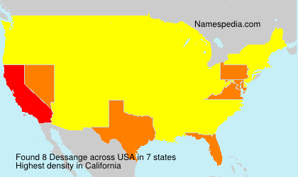Surname Dessange in USA Surname Dessange in USA