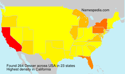 Surname Desser in USA Surname Desser in USA