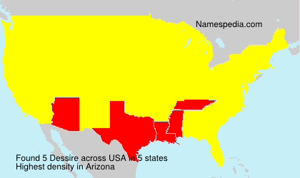 Surname Dessire in USA Surname Dessire in USA