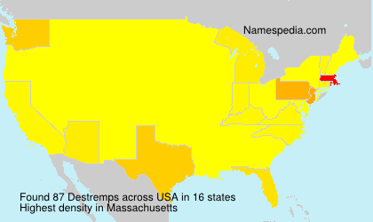 Surname Destremps in USA Surname Destremps in USA