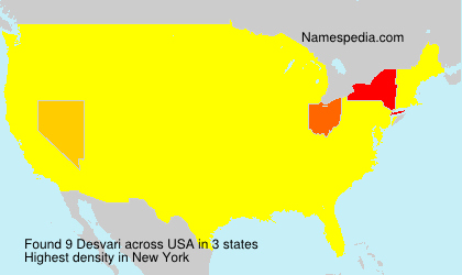 Surname Desvari in USA Surname Desvari in USA