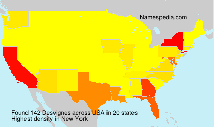 Surname Desvignes in USA Surname Desvignes in USA
