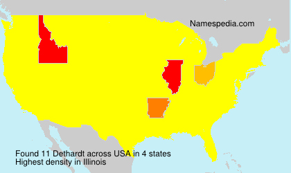 Surname Dethardt in USA Surname Dethardt in USA