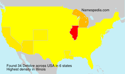 Surname Detolve in USA Surname Detolve in USA