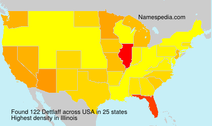 Surname Dettlaff in USA Surname Dettlaff in USA