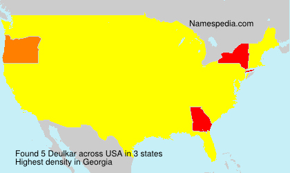 Surname Deulkar in USA Surname Deulkar in USA
