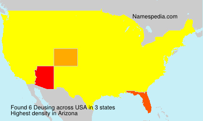 Surname Deusing in USA Surname Deusing in USA