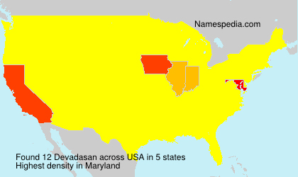 Surname Devadasan in USA Surname Devadasan in USA