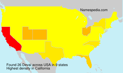 Surname Devai in USA Surname Devai in USA