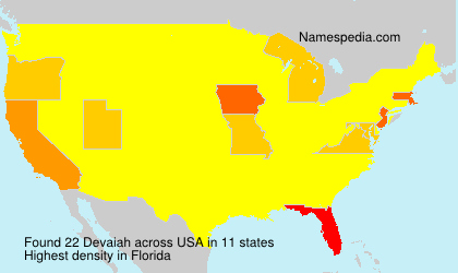 Surname Devaiah in USA Surname Devaiah in USA