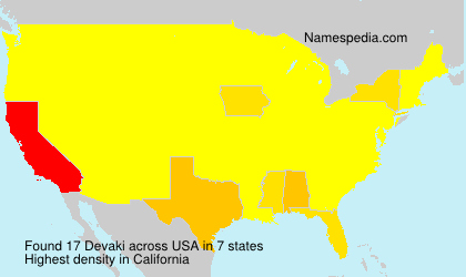 Surname Devaki in USA Surname Devaki in USA