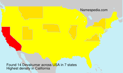 Surname Devakumar in USA Surname Devakumar in USA
