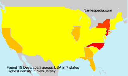 Surname Devalapalli in USA Surname Devalapalli in USA
